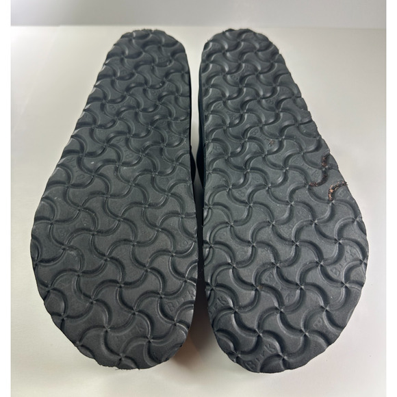 Birkenstock London Oiled Leather Nubuck Clog Sandal Black Women's Size 9 Men's 7 - Picture 3 of 16